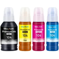 Hallolux 104 Tinte Kompatibel für Epson 104 Tintenflasche Multipack