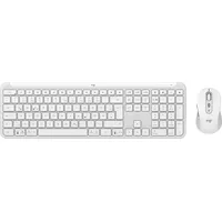 Logitech MK950 Signature Slim Combo Off-White, Logi Bolt, USB/Bluetooth,