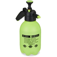 Relaxdays Drucksprüher 2 Liter, einstellbare Düse, Wasser & Unkrautvernichter,