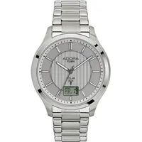 Adora AF7177 1-205048-001 Herren Armbanduhr Funk Uhr Edelstahl Gliederarmband