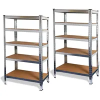 Ondis24 Schwerlastregal Metallregal Basti 70 x 30 Doppelpack verzinkt