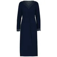 CALIDA Elegant Dreams Langarm-Nachthemd Damen, Länge 120cm, mit Spitzendetails,