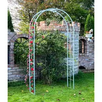 DanDiBo Ambiente DanDiBo Rosenbogen Verzinkt Massiv 120 cm Torbogen