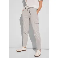 STREET ONE Damen Cargo Hose Joggpants clean sand 46W