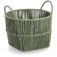 Zeller Aufbewahrungskorb Papiergeflecht Ø 26 cm x 18 cm