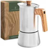 WALDWERK Espressokocher (300ml) - Espressokocher Induktion für alle Herdarten