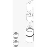 Herzbach MODUL7 Verlängerung 30mm Hebelmischer 70.718012.1.09
