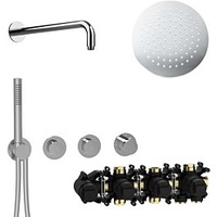 Herzbach MODUL7 PUSH Unterputz-Duschsystem mit Thermostat, 70.702713.1.01,