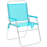 Marbueno summer 52x56x80 Cm Fester Klappstuhl Aluminium - Turquoise