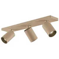 ARCCHIO Brinja 3-flg. eckig braun Aluminium