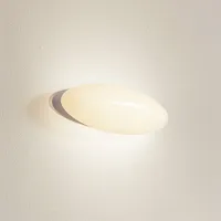 LUCANDE LED-Wandleuchte 'Leihlo' weiß, Kunststoff, 8 cm hoch