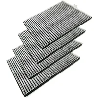 Air2Go Aktivkohlefilter für Miele DKF17-P / 7932330 (4 Stück)