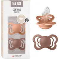 Bibs Couture Schnuller 2er-Pack, BPA-frei, Kiefergerechte Form. Silikon, Hergestellt