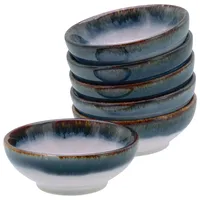 CreaTable Sojaschale, Steinzeug, Blau in Blau Ø Gr.: onesize