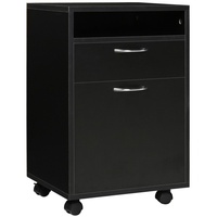 Homcom Rollcontainer mit Schublade Büroschrank,