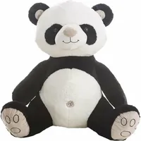 BigBuy Plüschbär Silver Pandaknochen 65 cm