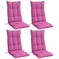 VidaXL Hochlehner-Auflagen 4 Stk. Rosa Oxford-Gewebe