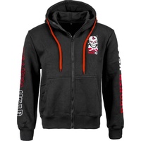 Broken Head Hoodie Rot S