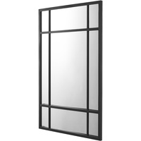 [en.casa] Wandspiegel Colobraro Schwarz, matt