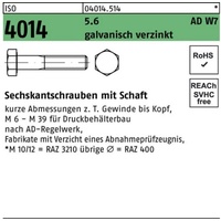 Industrial Quality Supplies ISO 4014 Sechskant-Schaftschraube nach AD W7