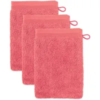Möve Superwuschel Waschhandschuh 15 x 20 cm coral