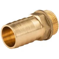 Tradecom Messing Gewinde-Fitting Schlauchanschluss 3/4" AG 25 mm