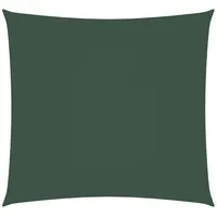 VidaXL Sonnensegel Oxford-Gewebe Quadratisch 3x3 m Dunkelgrün