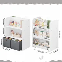 Woltu Kinderregal 2-in-1 62,5 x 82,5 x 40 cm