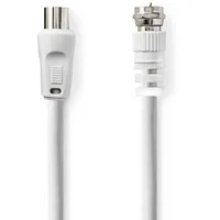 Nedis CSGL41800WT15 - Satelliten- und antennenkabel F Stecker IEC