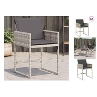 VidaXL Gartenstuhl 53 x 68 x 28 cm hellgrau