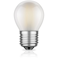 Ledscom.de E27 LED Leuchtmittel, G45, warmweiß (2700 K), 4