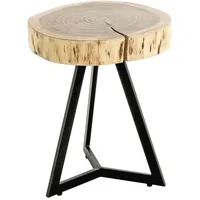 Haku-Möbel HAKU Möbel Beistelltisch Massivholz akazie 35,0 x 35,0