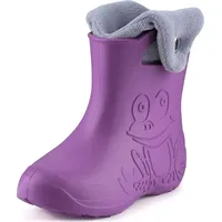 Ladeheid Eva Kinder Jungen Mädchen Gummistiefel Regenschuhe gefüttert Regenstiefel