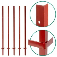VOSS.farming Kerbl 444215 Winkelstahlpfahl, 150cm, 3mm, 10 Stück