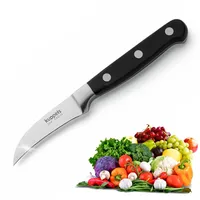 Amefa Stahlwaren GmbH Kuppels Schälmesser SOLID 7,5cm | schwarz