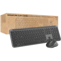 Logitech Tastatur-Maus-Set kabellos MK950 for Business sw grafit
