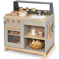 Musterkind Spielküche & Shop Prunus warmgrau/natur