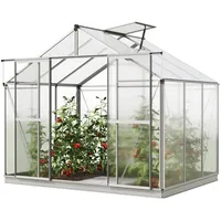 Gfp Gewächshaus Orchidee 3 Alu-Rahmen 256 x 192 cm