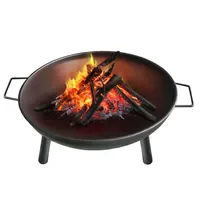 Montafox Feuerschale Ø 58 cm Schwarz