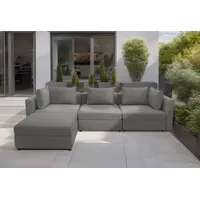 DOMO collection Sofa-Eckelement DOMO COLLECTION "Solskin, individuell erweiterbar/kombinierbar", grau