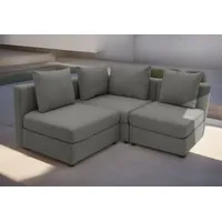 DOMO collection Ecksofa DOMO COLLECTION "Solskin, individuell erweiterbar/kombinierbar L-Form",