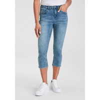 H.I.S. H.I.S Caprijeans schmale Beinform, krempelbare Beinabschlüsse, hohe Leibhöhe
