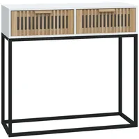 VidaXL Konsolentisch 80x30x75 cm weiß