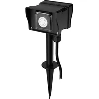 Ansmann Outdoor Zeitschaltuhr mit 2 Steckdosen, 24-Stunden-Timer