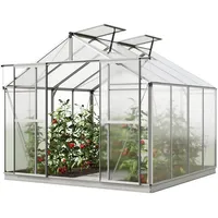 Gfp Gewächshaus Orchidee 4 Alu-Rahmen 256 x 256 cm