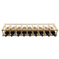 Proregal Weinregal Natur, Holz, Kiefer, Rechteckig, 92.5x12.5x24.5 cm, Wohnzimmer,