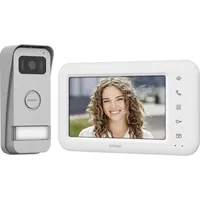 Avidsen Avidson Türsprechanlage Video Elia 7 Zoll Farbmonitor, weiß,