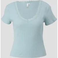 QS T-Shirt in 6103_helles türkis | Gr.: L