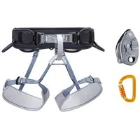 Petzl Corax Sm’D Kletterset (Größe 76-107cm, grau)