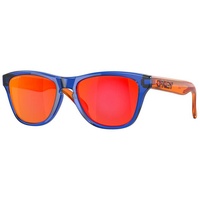OAKLEY Frogskins XXS Crystal Blue - Prizm Ruby/CAT3